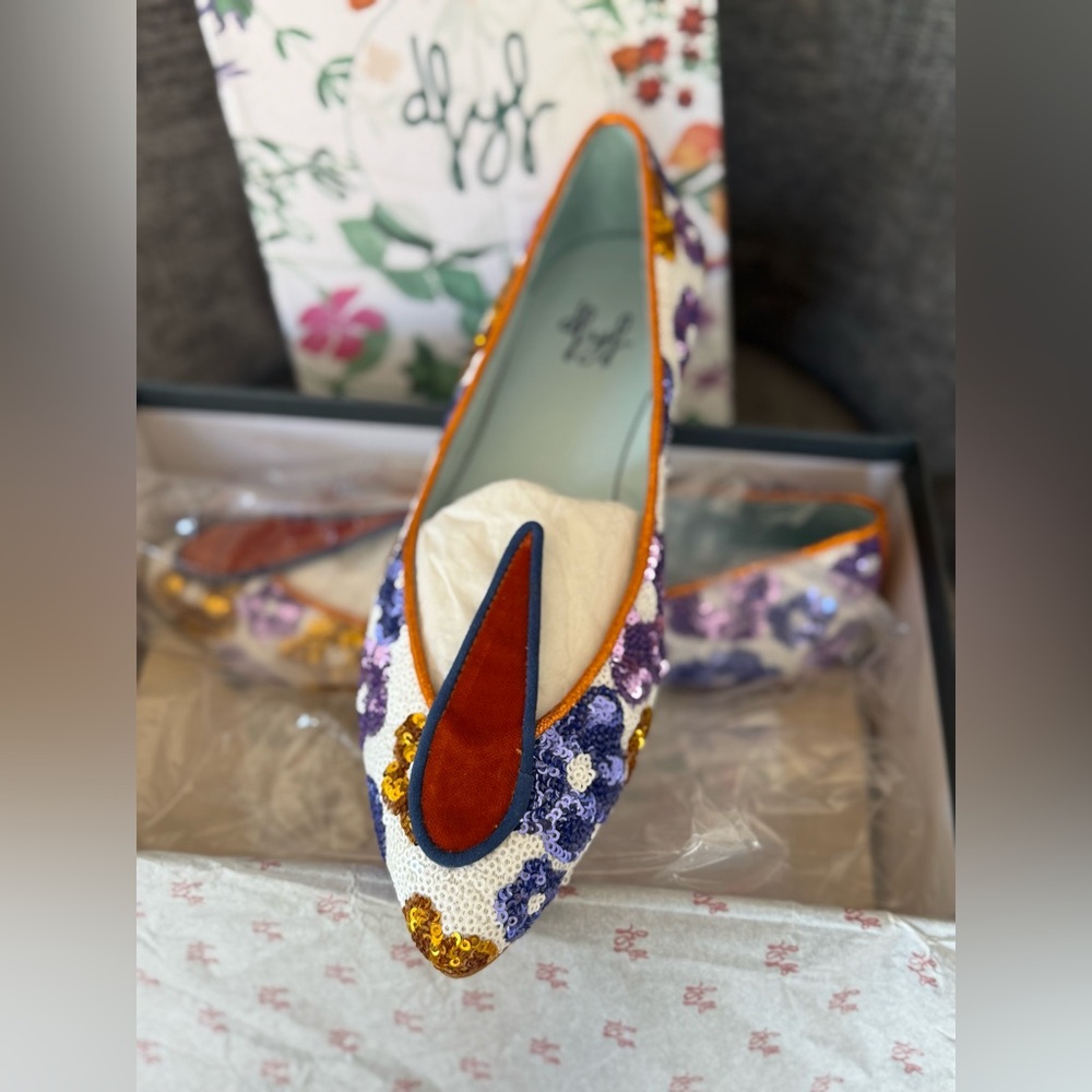 Turmalino Blue Ballerina Shoes (includes wool and leather insole)